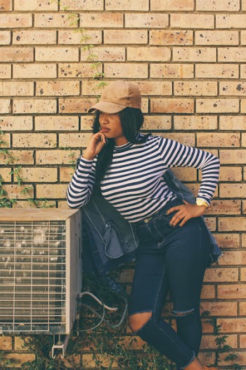 Woman Standing Beside Outdoor Ac Unit 