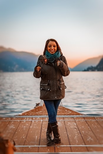 Woman Standing Near Body of Water