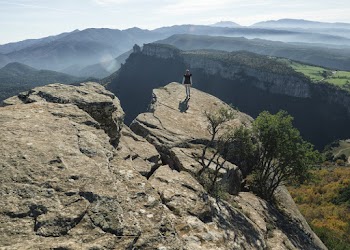 Woman Standing Near Ledge