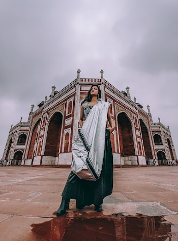 Woman Standing Near Structure