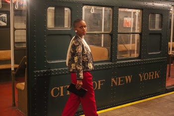 Woman Standing Near Train