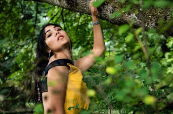 Woman Standing Near Tree