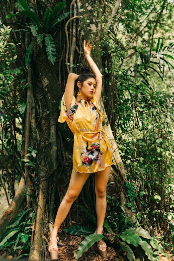 Woman Standing Near Tree
