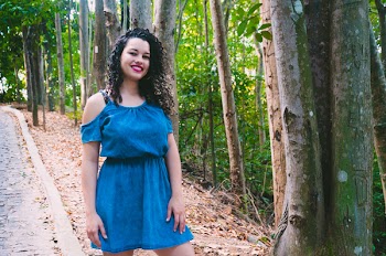 Woman Standing Near Trees
