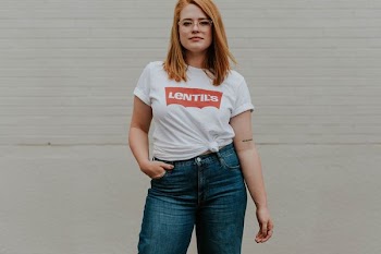 woman standing near wall