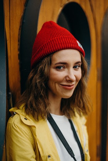 Woman Standing Near Wall