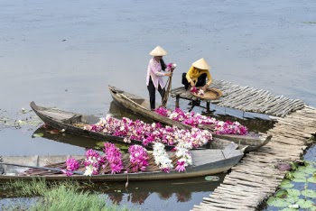 Woman Standing on Brown Wooden Boat