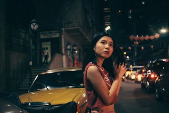 Woman Standing on Street