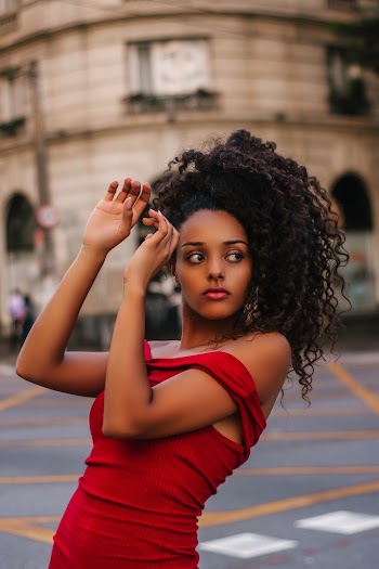 Woman Standing While Doing Modeling Pose