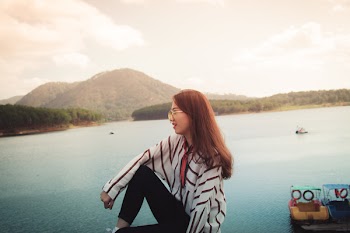 Woman Staring at the Horizon