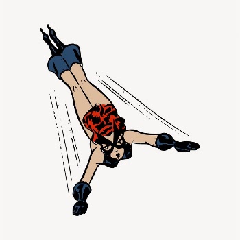 Woman superhero clipart, comic illustration | Free Vector - rawpixel