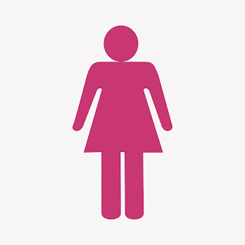 Woman symbol clipart illustration psd. | Free PSD - rawpixel