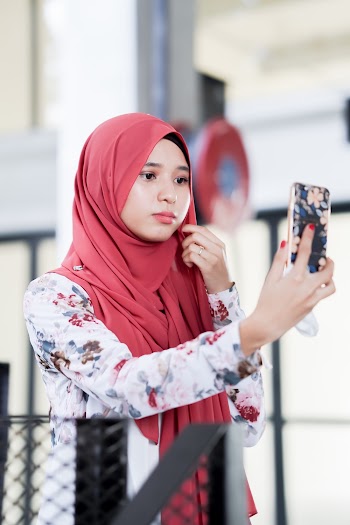 Woman Taking Selfie
