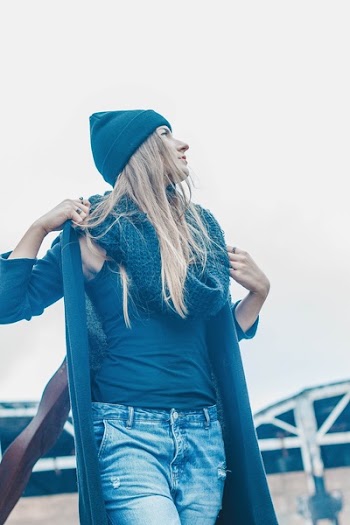Woman Taking Selfie Outdoors
