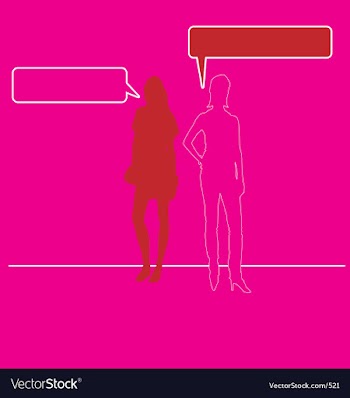 Woman talking vector image