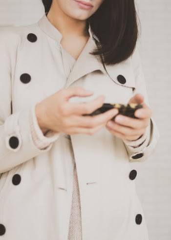 Woman Using Smartphone