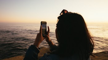 Woman Using Smartphone 