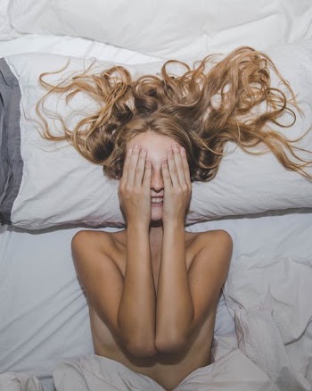 Woman Waking Up