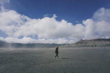 Woman Walking Alone