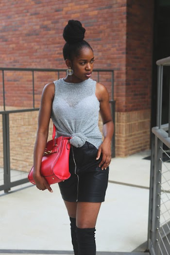 Woman Walking Beside Handrails