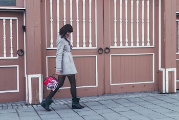 Woman Walking On Street