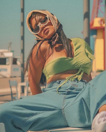 Woman Wearing A Bandana