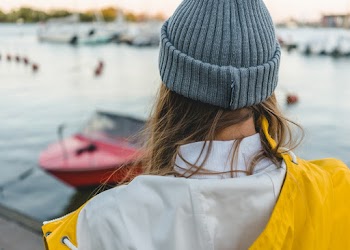 Woman Wearing A Beanie