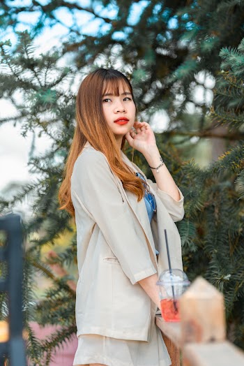 Woman Wearing A Blazer