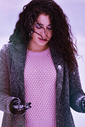 Woman Wearing A Coat