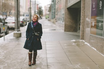 Woman Wearing A Coat