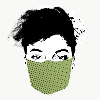 Woman wearing a face mask during coronavirus pandemic transparent png | Free  transparent png - 2310829