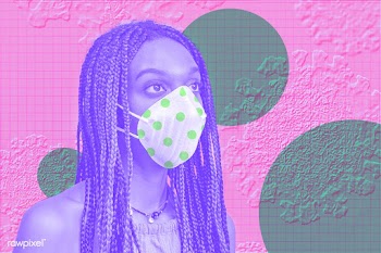 Woman wearing a face mask to prevent coronavirus infection background | Free  photo - 2307618