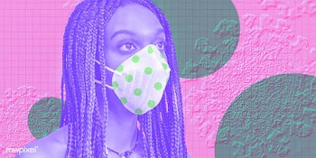 Woman wearing a face mask to prevent coronavirus infection background | Free  photo - 2309917