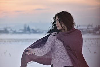 Woman Wearing A Scarf