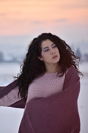 Woman Wearing A Scarf