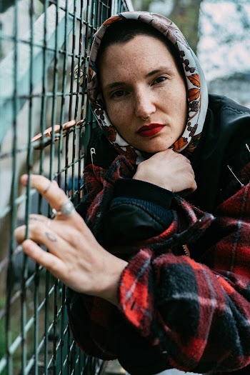 Woman Wearing A Scarf