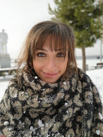 Woman Wearing A Scarf