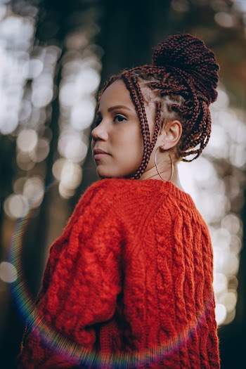 Woman Wearing A Sweater 