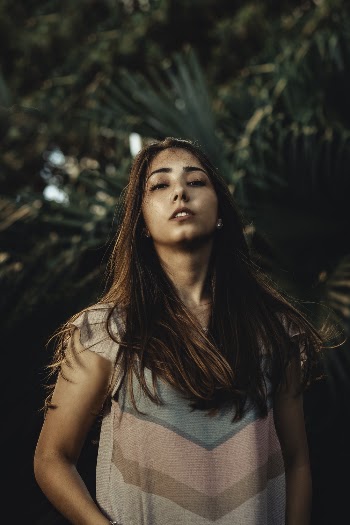 Woman Wearing A T-shirt