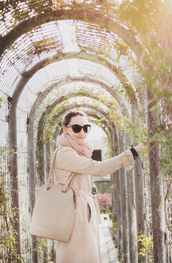 Woman Wearing A Trench Coat