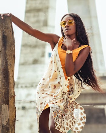 Woman Wearing Beige and Yellow Dress