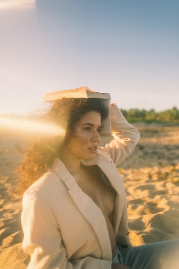 Woman Wearing Beige Coat