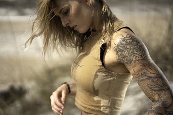 Woman Wearing Beige Crop Top