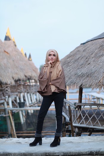Woman Wearing Beige Scarf