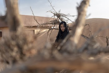 Woman Wearing Black Abaya