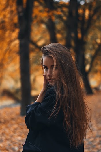 Woman Wearing Black Blazer