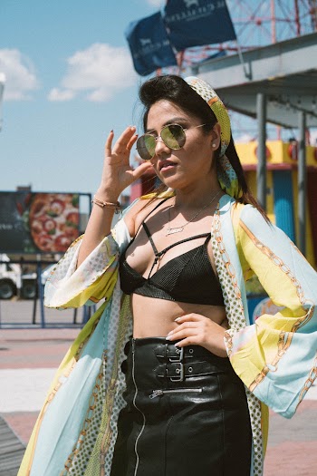 Woman Wearing Black Brassiere