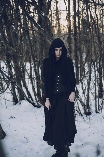 Woman Wearing Black Clothing