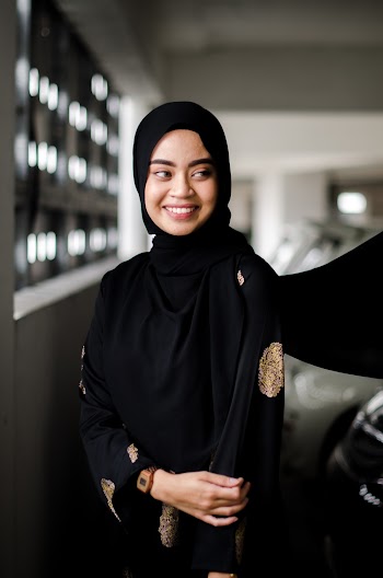 Woman Wearing Black Hijab