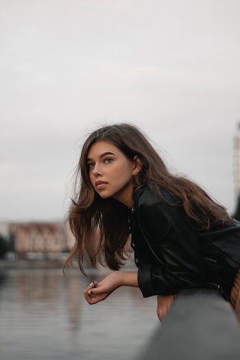 Woman Wearing Black Jacket